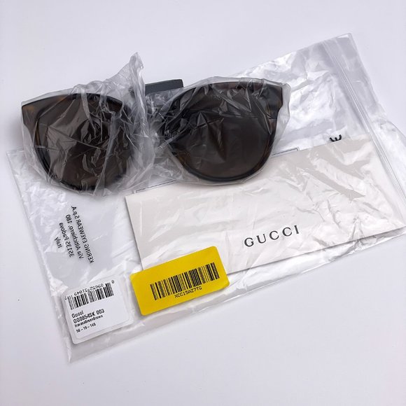 BRAND NEW Gucci GG0854SK 003 Cat Eye Havana Gradient Women Sunglasses - Picture 11 of 11